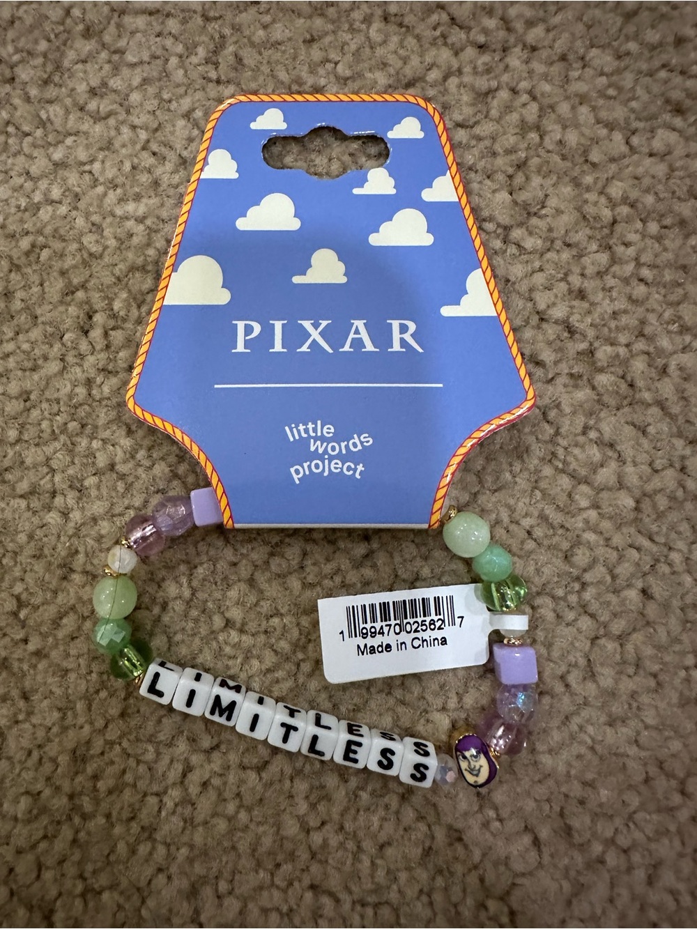 Little Words Project x Pixar Toy Story Buzz 'Limitless' Beaded Bracelet